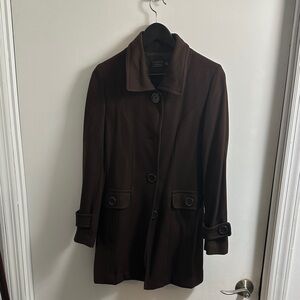 Elegant Brown Women's Coat